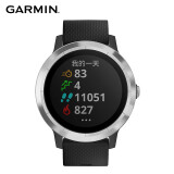 佳明（GARMIN）vivoactive3 （VA3）GPS定位智能运动支付手表跑步骑行游泳来电提醒睡眠监测50米防水酷炫黑