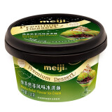 明治（meiji）抹茶巴菲风味冰淇淋 110g/个 高级杯装 雪糕