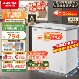 澳柯玛（AUCMA）208升冰柜家用商用冷藏柜冷冻柜转换 母婴母乳卧式低霜小冷柜冰箱一级能效 BC/BD-208HNE 以旧换新