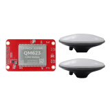钦天导航QM623高精度定位定向GNSS模块板卡多频多星厘米级RTK测量 QM623板卡 + 双天线