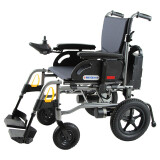美利驰 电动轮椅 老年人可折叠锂电池四轮折叠轻便老人铝合金残疾人免充气胎 P108A P108 电动轮椅 锂电池