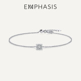 EMPHASIS艾斐诗Mystique「密」系列白18K金钻石手链90918b 18厘米