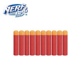 孩之宝（Hasbro）NERF热火 MEGA系列 男孩儿童软弹玩具 超级发射弹10枚装 (红) A4368