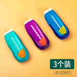 马培德（Maped）橡皮擦 学生用绘图考试美术易擦净 擦的干净创意伸缩推拉式大号橡皮可换芯文具 3个小鲸鱼橡皮（颜色随机）