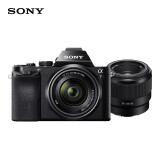 索尼（SONY）Alpha 7 全画幅微单数码相机 双镜头套装（约2430万有效像素 SEL2870+SEL50F18F a7K/ILCE-7K）