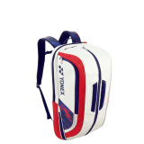 YONEX 尤尼克斯羽毛球包双肩背包运动包 02312白红色