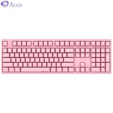 AKKO 3108 机械键盘 有线键盘 游戏键盘 电竞 全尺寸 108键侧刻 吃鸡键盘 Cherry樱桃轴 粉色 樱桃红轴