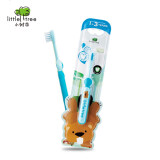 小树苗 儿童牙刷1-3岁幼儿牙刷宝宝训练牙刷 圆头软毛不伤牙龈 蓝色
