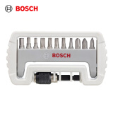 博世（BOSCH）11+1专业级螺丝批头套装（12件套）S2钢材 长度25mm不同型号