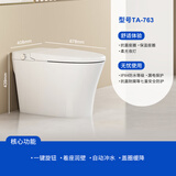 特洁尔特洁尔智能马桶家用加热座圈智能座便器 TA-763 400坑距