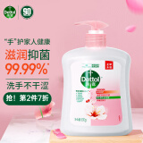 滴露（Dettol）健康抑菌洗手液滋润倍护500g 消毒抑菌99.99% 儿童适用不含酒精