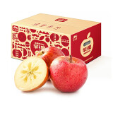 新疆阿克苏苹果 红富士苹果 特级大果 净重4kg 果径80-85# 约16-20粒 水果礼盒 多款包装随机发送
