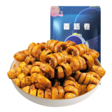 周黑鸭 周小伴 面筋卷 孜然烧烤味零食 孜然辣条 真空小包装160g