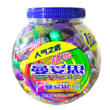 曼妥思劲嚼充气糖混合味 休闲糖果喜糖多口味（约54支）大罐装儿童食品