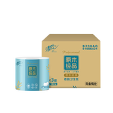 清风 卷筒卫生纸 原木纯品4层 140克 8卷*3提 B208AQ 7D00003
