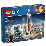 乐高(LEGO)积木 城市系列CITY 60228 深空火箭发射控制中心 7岁+ 儿童玩具 太空探索 男孩女孩七夕情人节礼物
