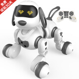 盈佳 智能机器狗儿童玩具 男孩机器人小孩故事机电动玩具狗 1-2-6周岁生日礼物宝宝婴儿玩具女孩早教机 黑色