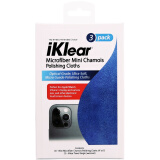 iKlear  IK-3MINI 屏幕清洁布 超细鹿皮纤维布软布手机平板电脑镜头眼镜适用旅行装擦拭布 擦拭布 3片装