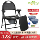 长寿泉坐便椅老人折叠坐便器孕妇残疾人坐厕椅坐便凳老年人座便椅移动马桶