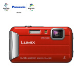 松下（Panasonic）TS30 数码相机 运动相机 四防相机 防水、防尘、防震、防冻 红色