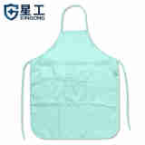 星工（XINGGONG)围裙 防尘防护静电围裙 工作围裙工作服 浅绿色