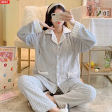 娜丽蜜艾孕妇睡衣秋冬加厚珊瑚绒10月份11产后哺乳期冬天月子服产妇喂奶衣法兰绒套装 AB2048灰色 女2XL码建议140-160斤