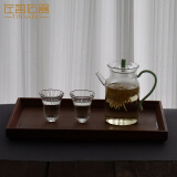 左茗右器耐热玻璃茶壶家用功夫茶具泡茶器装花茶红茶泡茶器单个玻璃执壶 【一壶二杯】玉兔壶+菊瓣杯*2