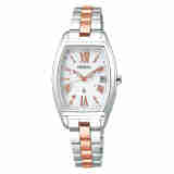 精工(SEIKO) 手表 中国电波表光动能商务休闲女表日本直邮 间金链 SSVW117