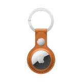 Apple AirTag 皮革钥匙扣 - 金褐色