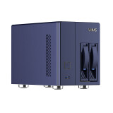 万由 U-NAS HN-200 两盘位 intel四核 个人文件私有云NAS网络存储服务器NAS主机 蓝色 内存8GB