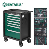世达（SATA）移动维修工具箱 工具车 09932 242件通用机修汽修组套+工具车