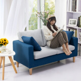L&S LIFE AND SEASON 沙发 北欧式沙发现代小户型客厅沙发 布艺双人沙发椅S121