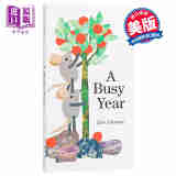 凯迪克大奖A Busy Year忙碌的一年LeoLionni李欧李奥尼英文原版 纸板书