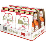 Bitburger【临期促销】碧堡脱醇啤酒330ml瓶德国原装进口无酒精碧特博格0度 330mL 24瓶 （到2024/4/16）