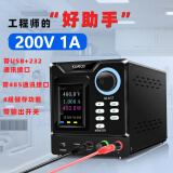 KUAIQU400V1A高电压可调电源工厂老化测试直流稳压电源带RS232电脑接口 200V1A液晶屏+USB/232(485)