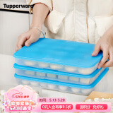 特百惠（Tupperware）冰箱冷冻保鲜盒1.3Lx4食品级收纳盒速冻肉类汤圆储藏盒