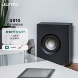 尊宝（JAMO）S810 SUB 家庭影院音响 有源低音炮 超薄型家用客厅木质超低音音箱  10英寸喇叭单元（黑色）