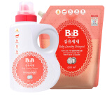 保宁（B&B） 韩国进口婴儿洗衣液促销装1500ml+1300ml新生儿内衣尿布清洁衣物 1500ml瓶装+1300ml补充袋