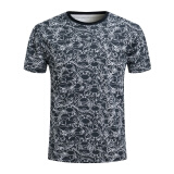 ARMANI EXCHANGE 阿玛尼奢侈品新款男士海洋生物印花修身T恤 3GZTAY-ZJH4Z NAVY-6530 M