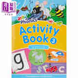 Jolly Phonics Activity Book 3 快乐自然拼读活动手册3 手写体英式英语