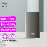 爱国者（aigo）120GB USB3.0 移动固态硬盘(PSSD)  S01 读速可达417MB/s 名片大小 仅重47g