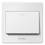 公牛(BULL) 墙壁开关 G07系列 一开单控开关 86型面板G07K111C 白色 暗装
