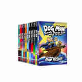 Dog Man系列 英文原版 神探狗狗的冒险故事 儿童英语绘本 内裤超人作者 Dav Pilkey 漫画书全彩桥梁章节书 Dogman 神探狗狗桥梁漫画1-11平装套装