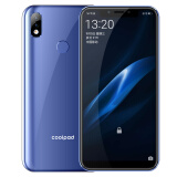 酷派（Coolpad）M3 刘海全面屏 4GB+32GB 碧海蓝 移动联通电信4G手机 双卡双待