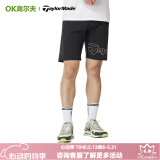 Taylormade泰勒梅高尔夫服装男士T-AIR运动舒适透气golf时尚短裤 2025新款 M13278 黑色 M