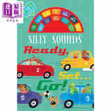 预售 发声书 准备出发 Silly Sounds Ready Set Go sound book 英文原版 儿童纸板书 活动与玩具书 进口亲子童书
