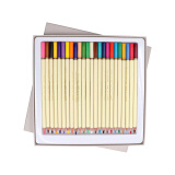 韩国东亚（DONG-A）24色水溶性彩色铅笔 油性涂色填色旋转彩色铅笔 儿童绘画彩绘笔 24色装FA-24C