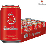 考尼格330ml*24听 德国原装进口大麦精酿啤酒 皮尔森经典拉格整箱啤酒 330mL 24罐 （到2026/11/18）