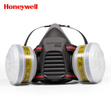 霍尼韦尔（Honeywell）550050M防毒面具 防甲醛防酸碱性气体5500+75SC防尘面具一套组合 7件套 3天 