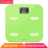 云麦(YUNMAI)好轻Color绿色智能体脂秤 家用体重秤 电子秤 精准测人体脂肪 29项身体数据 京鱼座智能生态产品
